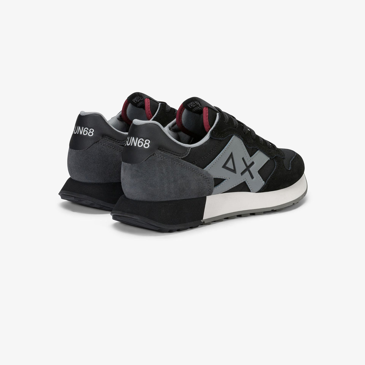 Sneaker Jaki 2.0 Solid in suede e nylon nero