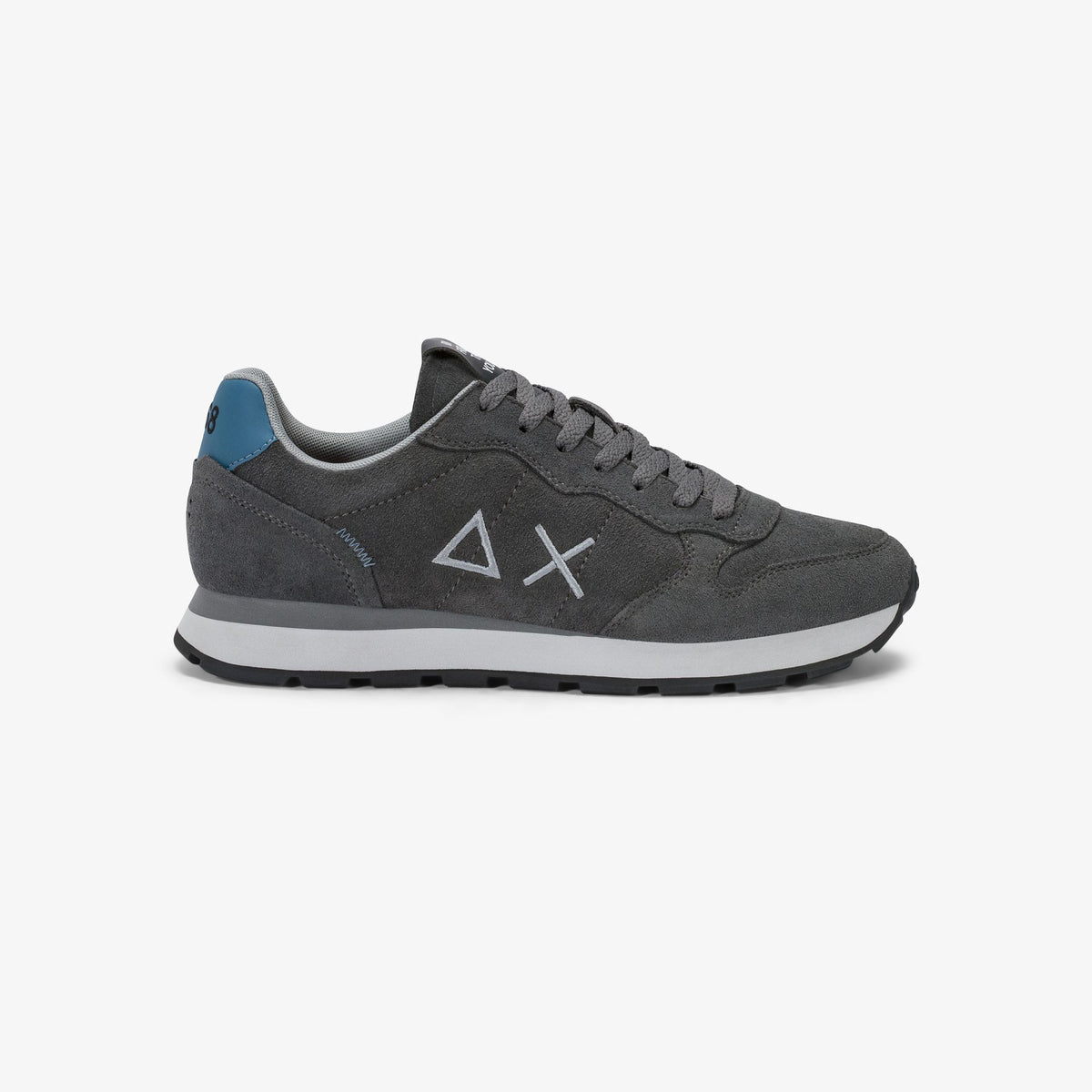 Sneaker Tom in suede grigio scuro