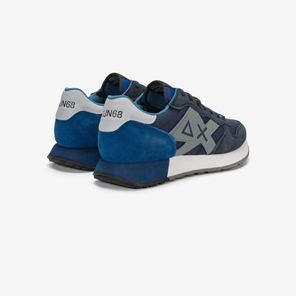 Sneaker Jaki 2.0 Solid in suede e nylon navy blue