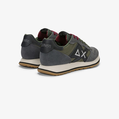 Sneaker Jaki 2.0 Bicolor in suede e nylon grigio scuro