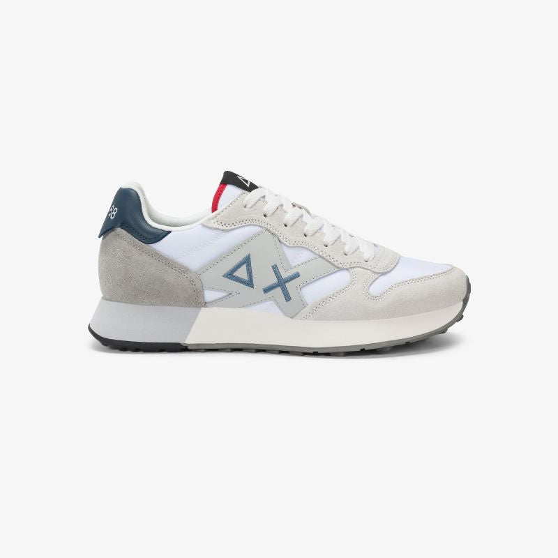 Sneaker Jaki 2.0 Solid in nylon e suede bianco