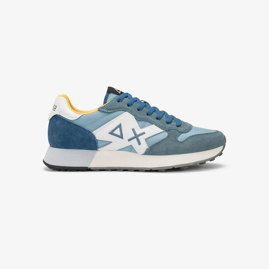 Sneaker Jaki 2.0 Solid in nylon e suede ottanio chiaro