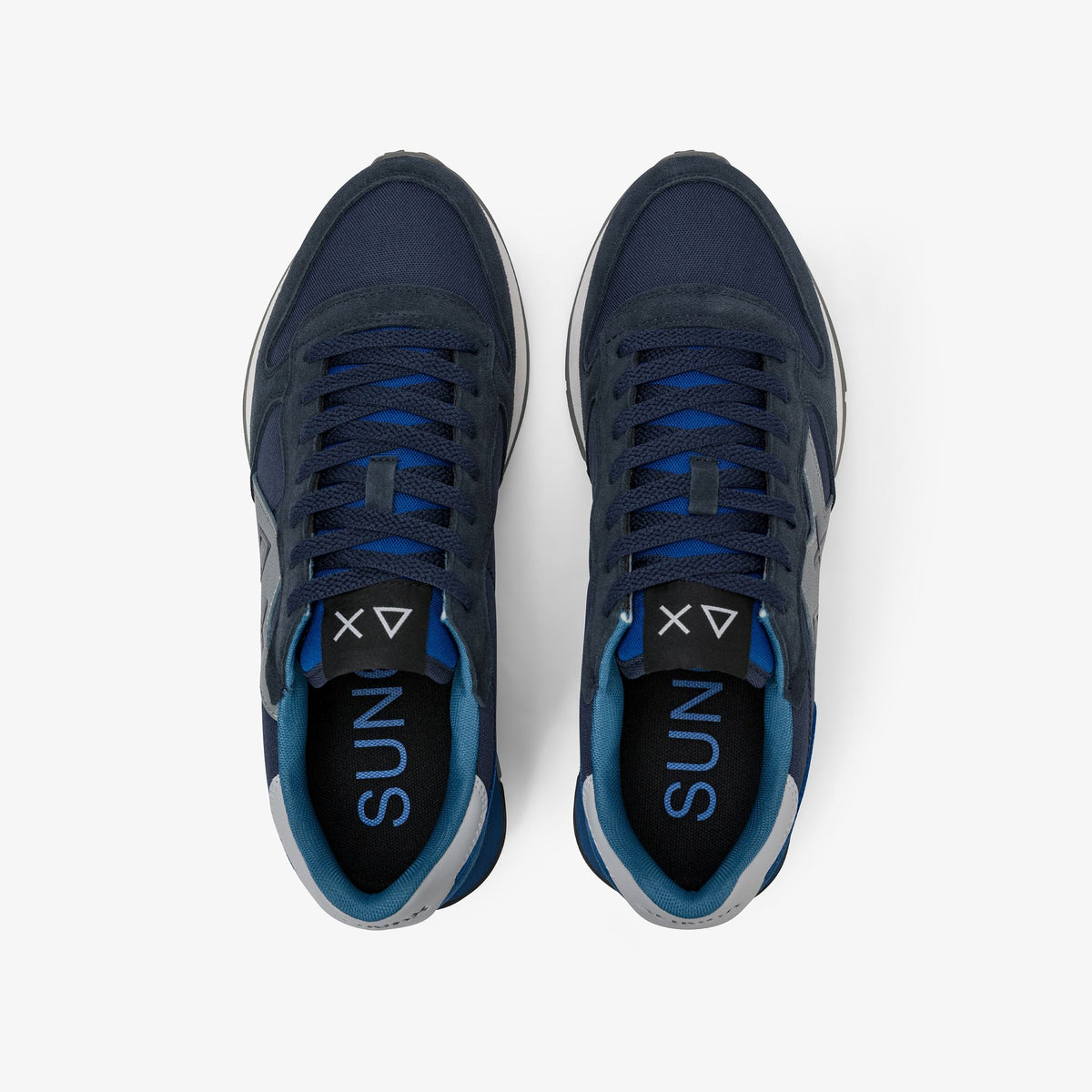 Sneaker Jaki 2.0 Solid in suede e nylon navy blue