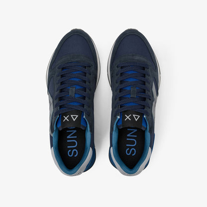 Sneaker Jaki 2.0 Solid in suede e nylon navy blue