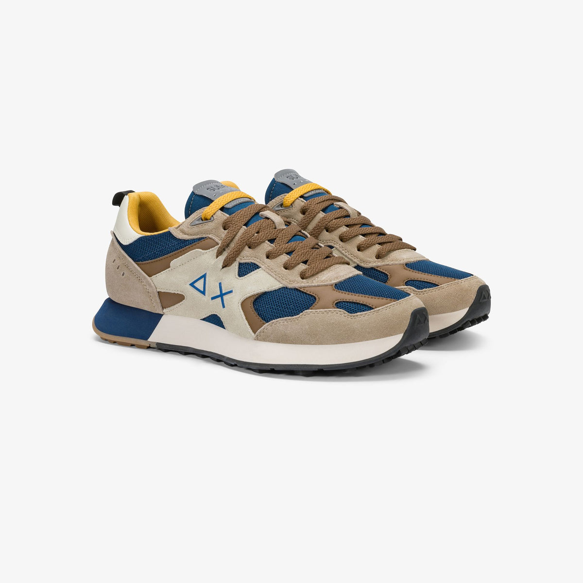 Sneaker Jaki Outdoor in suede e nylon beige scuro