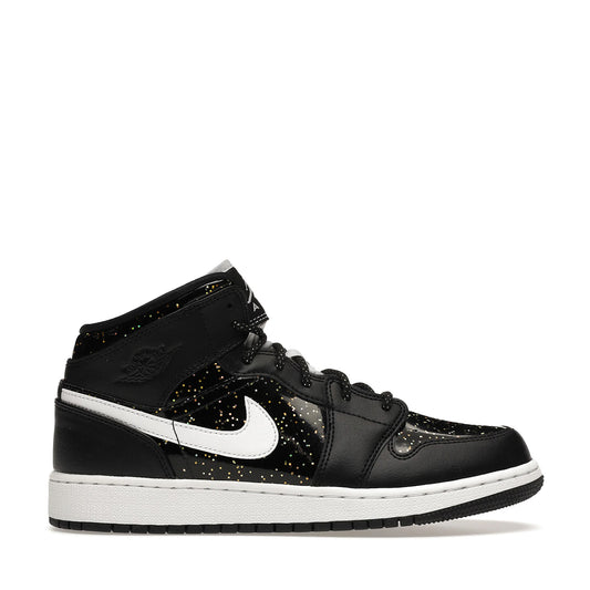 Sneaker Jordan 1 Mid Black Speckle GS