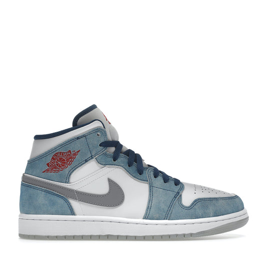 Air Jordan 1 Mid SE French Blue Fire Red