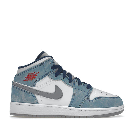 Jordan 1 Mid SE French Blue Light Steel GS